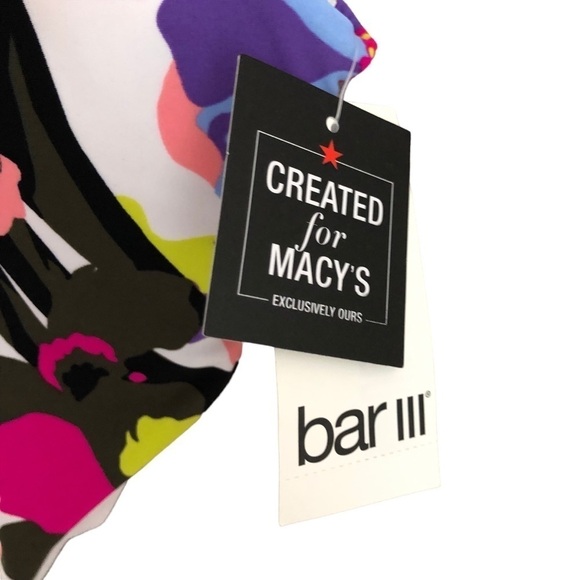 Bar III NWT One Piece Paradise Garden Monokini Size XL - Picture 3 of 14